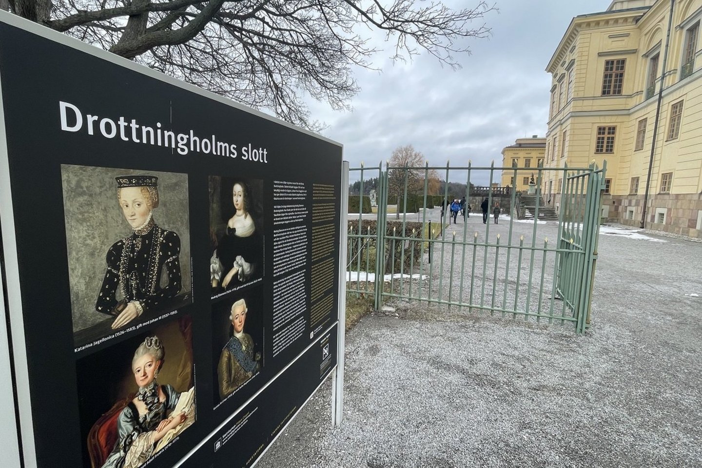 Kotrynos šypsena pasitinka visus Drotningholmo pilies, dabartinių Švedijos karalių rezidencijos, lankytojus.<br>G.Butkuvienės nuotr.