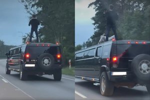 Šokiruojantis pasivažinėjimas Vilniuje: iškart pažeidė kelis KET punktus, gali grėsti ne tik bauda