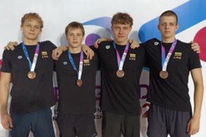 Lietuvos plaukikams – Europos jaunimo čempionato bronza