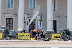 „Karcher“ projektas „Švarinkime Lietuvą“ startavo Vilniaus rotušėje