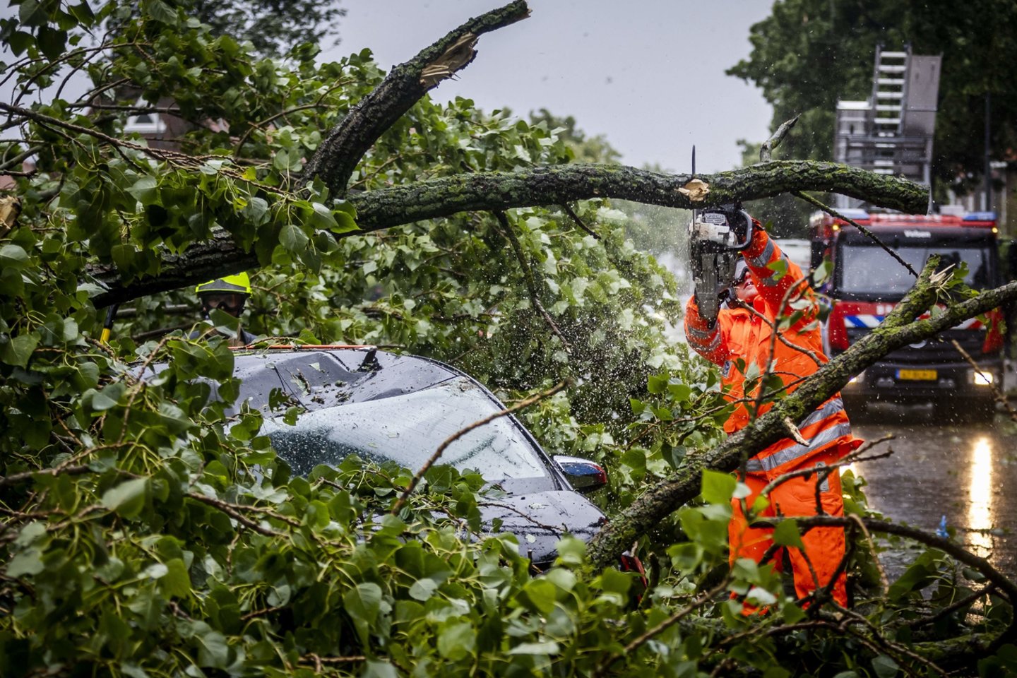 Audra Nyderlanduose. <br>AFP/Scanpix nuotr.