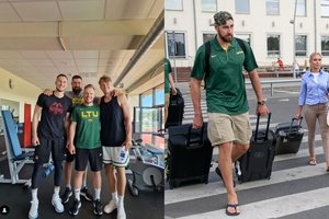 Palangoje – būsimos vyrų rinktinės trijulė: jau pluša sporto salėje