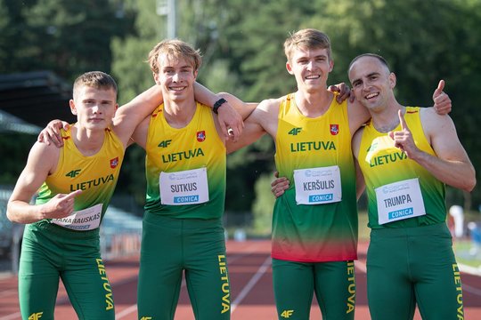 Lengvosios atletikos estafetėje pagerintas 19 metų gyvavęs rekordas