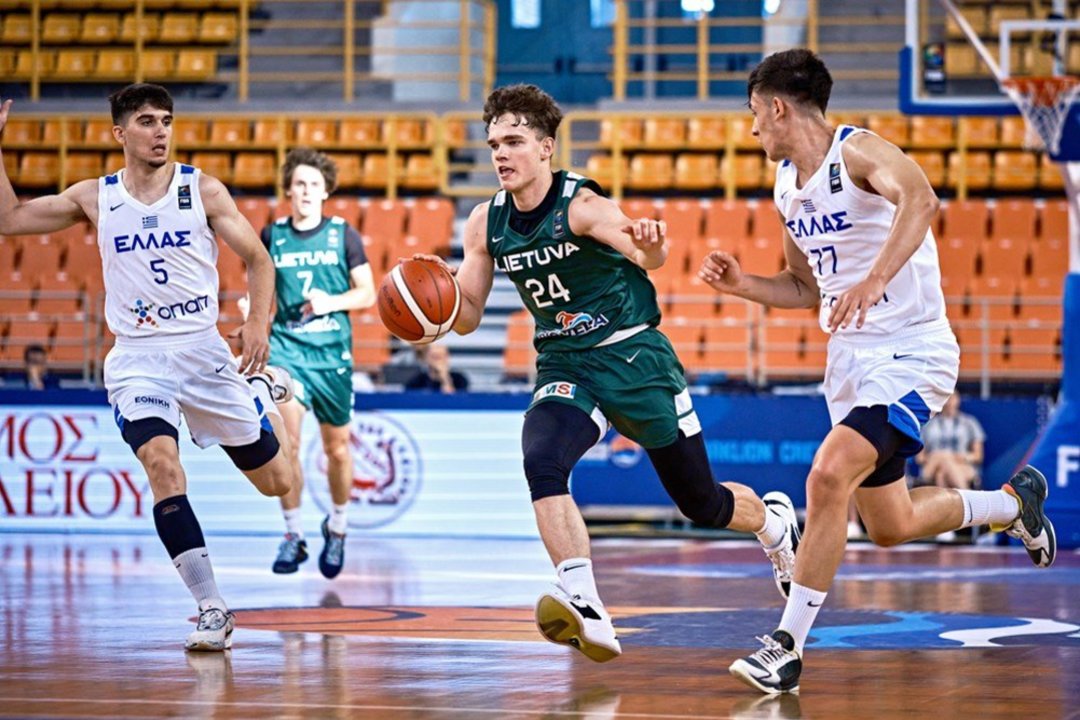 Mistrzostwa Europos U20 w koszykówce Litwa nie miała problemu z reprezentacją Grecji