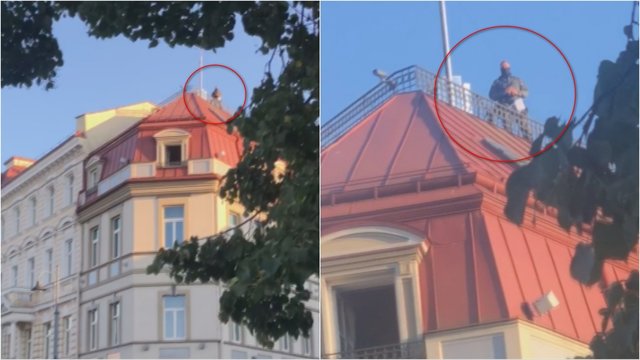 Kuo daugiau pasaulio lyderių Vilniuje, tuo daugiau apsaugos: ant stogų sostinės centre pasirodė snaiperiai