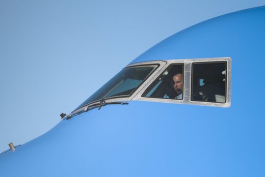 JAV prezidentas Joe Bidenas pirmadienį atvyko į Lietuvą.<br>V.Skaraičio nuotr.