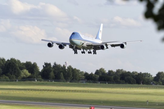 JAV prezidentas Joe Bidenas pirmadienį atvyko į Lietuvą.<br>V.Ščiavinsko nuotr.