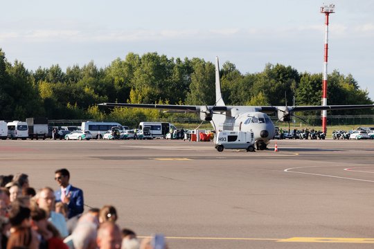 JAV prezidentas Joe Bidenas pirmadienį atvyko į Lietuvą.<br>T.Bauro nuotr.