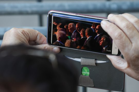 JAV prezidentas Joe Bidenas pirmadienį atvyko į Lietuvą.<br>R.Danisevičiaus nuotr.