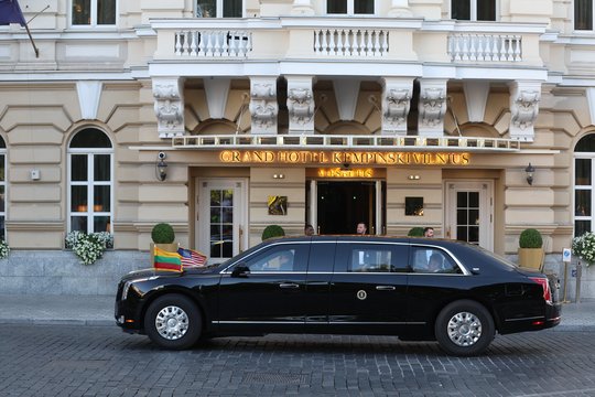 JAV prezidentas Joe Bidenas pirmadienį atvyko į Lietuvą.<br>R.Danisevičiaus nuotr.