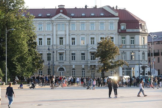 JAV prezidentas Joe Bidenas pirmadienį atvyko į Lietuvą.<br>R.Danisevičiaus nuotr.