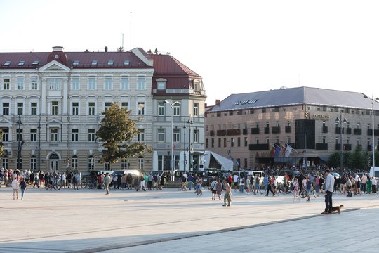 JAV prezidentas Joe Bidenas pirmadienį atvyko į Lietuvą.<br>R.Danisevičiaus nuotr.