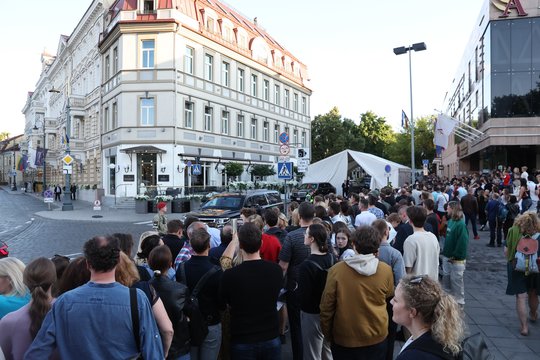 JAV prezidentas Joe Bidenas pirmadienį atvyko į Lietuvą.<br>R.Danisevičiaus nuotr.