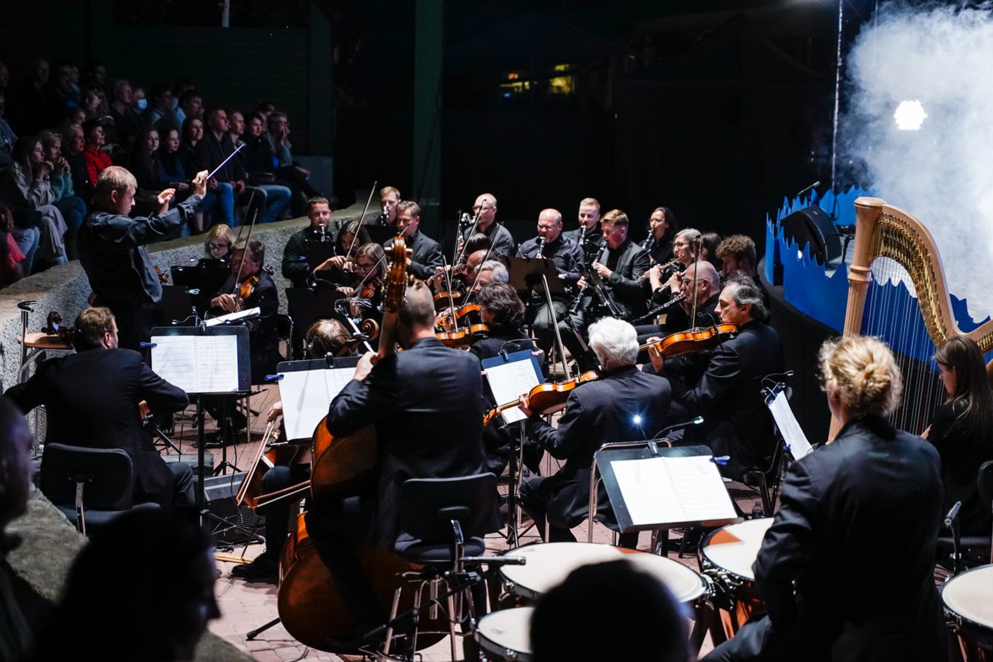 Festivalio „Kuršių nerija“ orkestras „Musica humana“.<br> N. Jankausko nuotr. 
