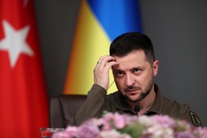 Iš V. Zelenskio – griežta žinutė prieš atvykstant į Vilnių: beprecedentis ir absurdiškas dalykas