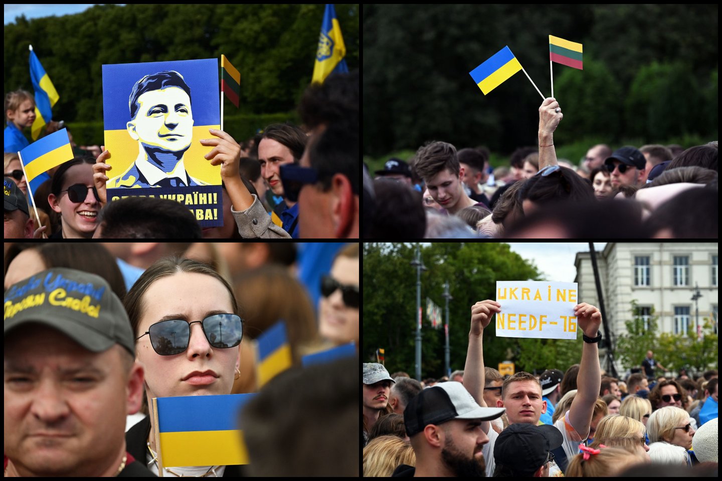 Momentos del concierto.<br>Lrytas.lt collage.