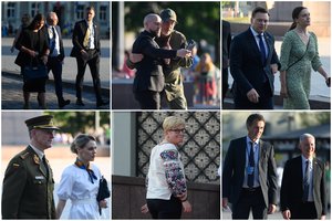 Valdovų rūmuose – šventinė NATO šalių ministrų ir Lietuvos politikų vakarienė: susirinko po sunkios dienos