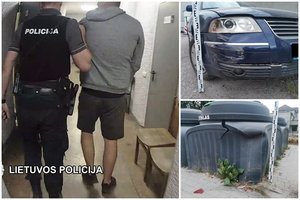 Girtas ir beteisis vairuotojas po avarijos Šiauliuose reikalavo pateikti įrodymus, kad tai jis vairavo