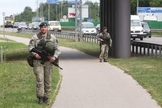  NATO viršūnių susitikimas. Saugumas Vilniuje.<br> R.Danisevičiaus nuotr.