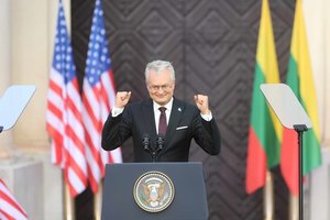 G. Nausėda: šiandien didžiulė erdvė nuo Vašingtono iki Vilniaus yra politiškai, ekonomiškai ir vertybiškai integruota