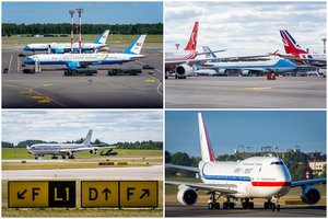 Per NATO viršūnių susitikimą Vilniaus oro uoste lėktuvai kilo ir leidosi kas 3–4 minutes: štai kurie buvo didžiausi