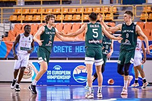 17 taškų pranašumą iššvaistę Lietuvos dvidešimtmečiai krito prieš Belgijos rinktinę