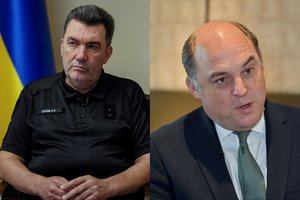 Po itin skambios britų gynybos sekretoriaus frazės – Ukrainos pareigūno kirtis atgal: „Nekreipčiau daug dėmesio“