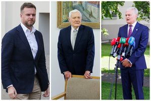 Lietuvos gyventojai palankiausiai vertina V. Adamkų ir G. Nausėdą, palaikymo nesulaukia G. Landsbergis