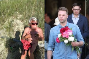 Nidos paplūdimyje Ignas Krupavičius gynė moterį nuo iškrypėlio: telefone išvydo sukrečiantį vaizdą