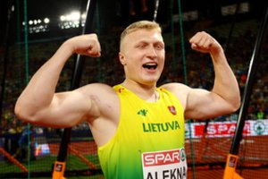 Žvėrišką pasirodymą surengęs ir čempionato rekordą pagerinęs Mykolas Alekna – U23 Europos jaunimo čempionas