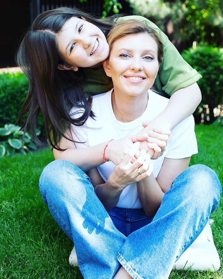  Olena Zelenska su dukra Aleksandra.<br>„Instagram“ nuotr.