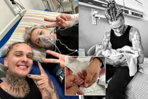 Šokėjai Violeta DaQueen ir Auggi tapo tėvais: paviešino akimirkas iš ligoninės