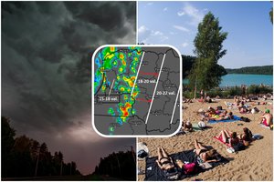 Karščio banga apgaubė visą Lietuvą