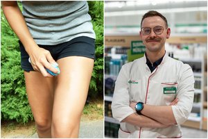 Vaistininkas atskleidė, kodėl vienus žmones uodai kanda labiau