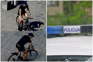 Plungėje siautėja dviratininkas – iš moterų rankų plėšia rankines