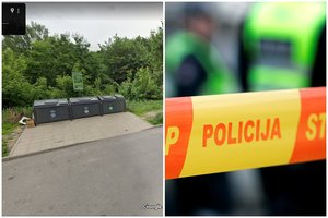 Prie šiukšlių konteinerių Vilniuje rasta mirusi pora – neatmetamas perdozavimas