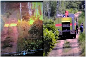 Laiku pastebėję liepsną pasieniečiai Čepkelių rezervate užkirto kelią dideliam gaisrui