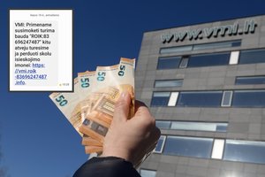 Sukčiai ir toliau apsimeta VMI darbuotojais – štai kaip atrodo jų siunčiamos žinutės