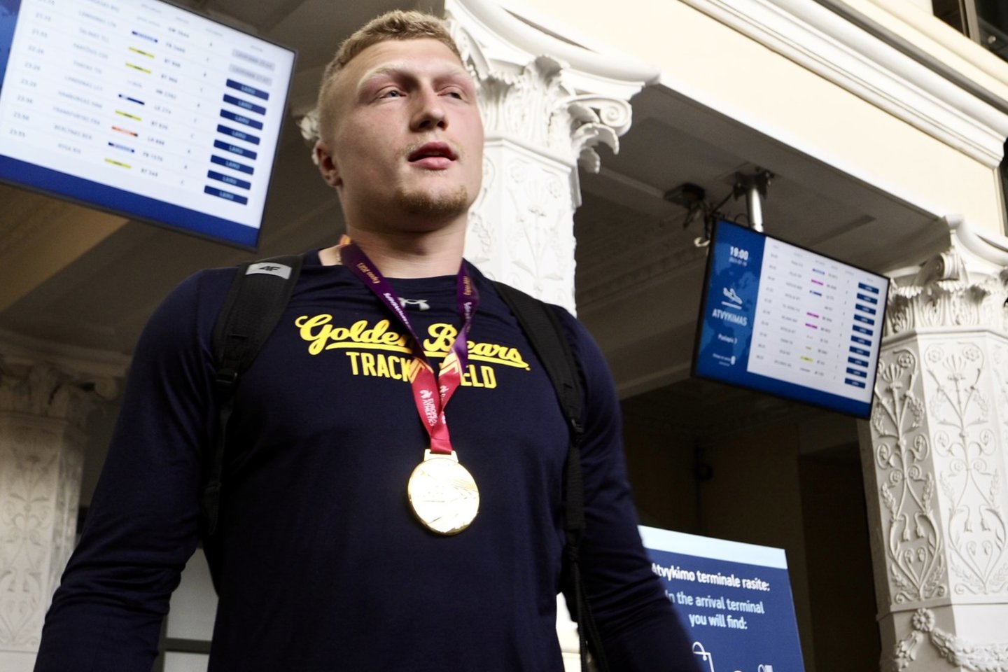  Mykolas Alekna sugrįžo namo ir rengsis pasaulio lengvosios atletikos čempionatui.<br> V.Ščiavinsko nuotr.