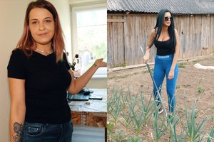 Išskirtinės išvaizdos didžėjė nuvykusi į kaimą piktinosi česnakų ravėjimu: „Čia – ne moteriškas darbas“