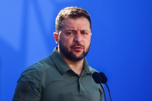 V. Zelenskis nurodė imtis priemonių, kad būtų tęsiamas grūdų eksporto susitarimo įgyvendinimas