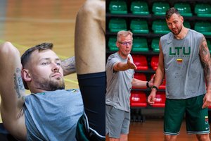 D. Motiejūną nustebino vaizdas Lietuvos rinktinėje: „Tas laikas greit bėga“