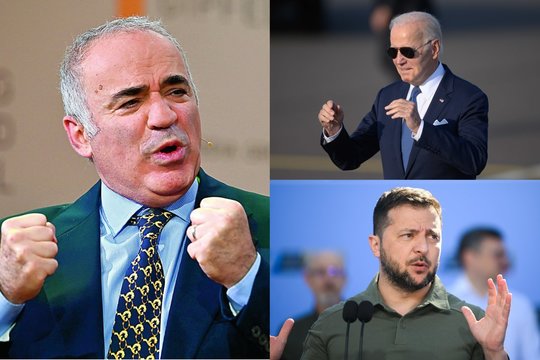  Rusijos opozicionierius G.Kasparovas įsitikinęs – kad žlugtų V.Putino Rusijos imperija, būtina Ukrainos pergalė mūšio lauke: „Derybos šiame kare neįmanomos.”