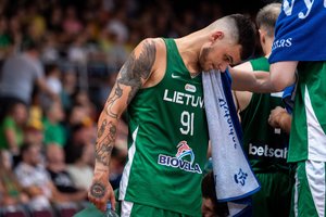 D. Sirvydis įvertino startą su rinktine: nuovargis ir jaudulys – krenta kamuoliai iš rankų