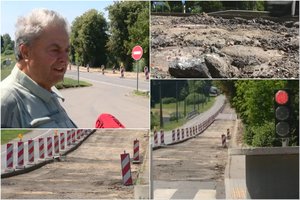 Dėl kelio remonto vietiniai sunerimo ir sustabdė kelininkus – įtaria, kad gali būti vertingų atradimų