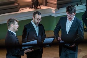 Vieni ryškiausių Pažaislio festivalio svečių „The Gesualdo Six“ Kaune audė kerintį garsų gobeleną