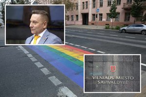 Sostinėje – nuolatinė kova dėl LGBT bendruomenės palaikymo simbolio: atsakė, kiek tai kainuoja Vilniui