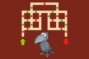 Ar blaivus jūsų protas: suraskite varnai kelią per žalius ir raudonus taškus