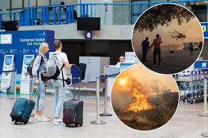 Į gaisrų siaubiamą Rodo salą lietuviai skrenda neturėdami kito pasirinkimo – kelionių agentūros atsisakė grąžinti pinigus