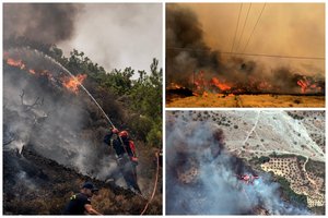 Pragaras Rodo saloje kaista dar labiau: pavojingai didelė temperatūra artėja prie piko